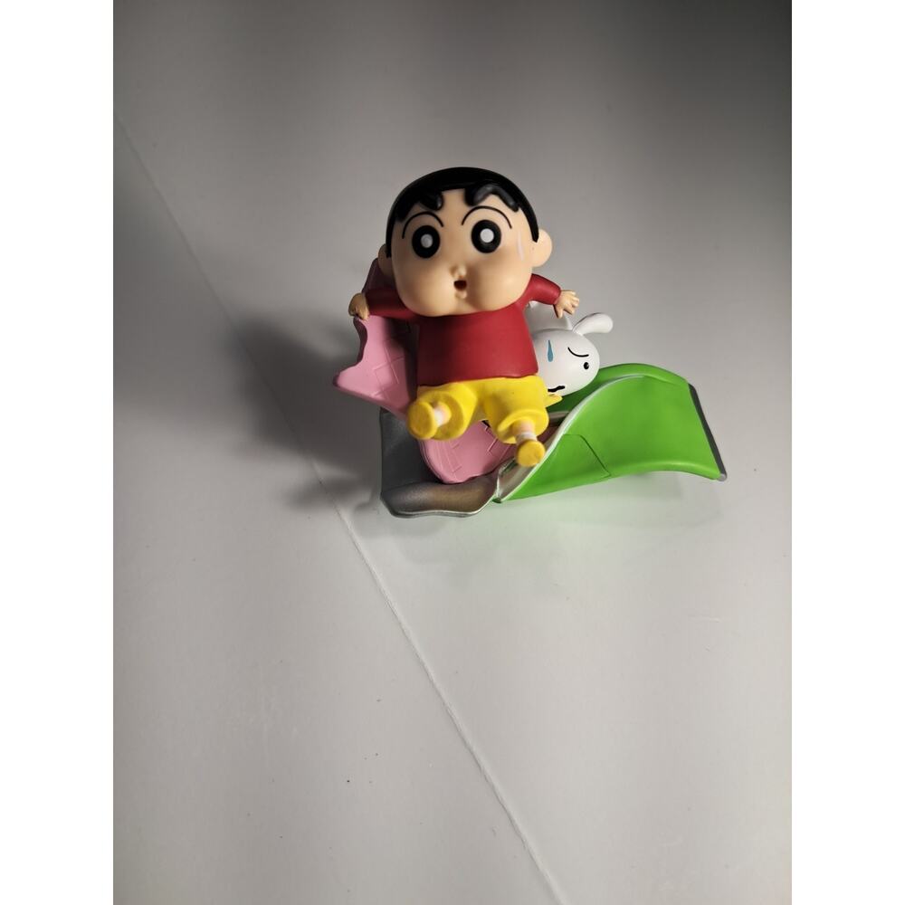 Crayon Shin-chan & Shiro Resting Anime Figure Blanket Display Figurine